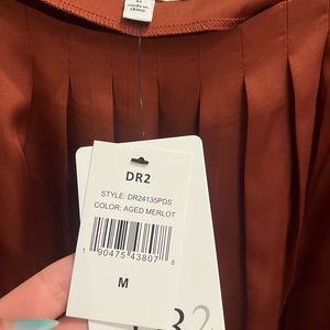 Burnt orange - merlot shirt